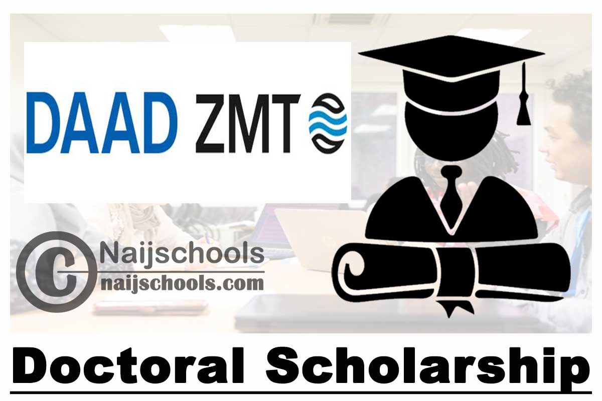 ZMT DAAD Doctoral Scholarship