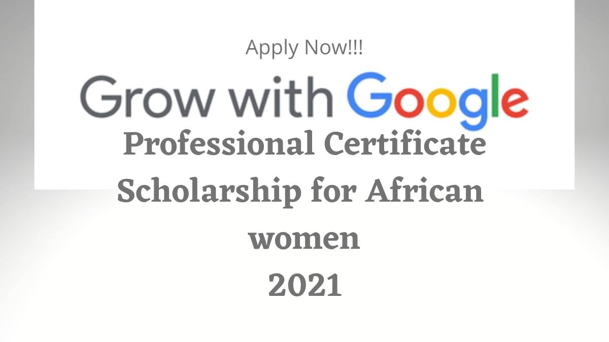 Grow With Google Professional Certificate Scholarship