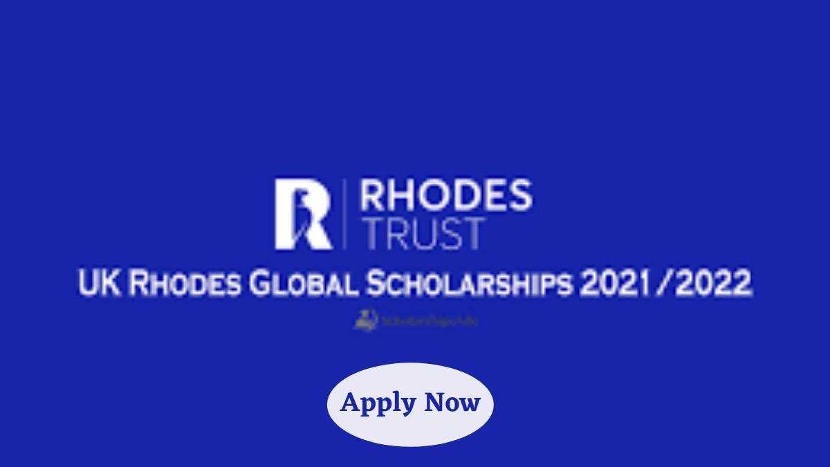 Rhodes Global Scholarship For Postgraduate Study