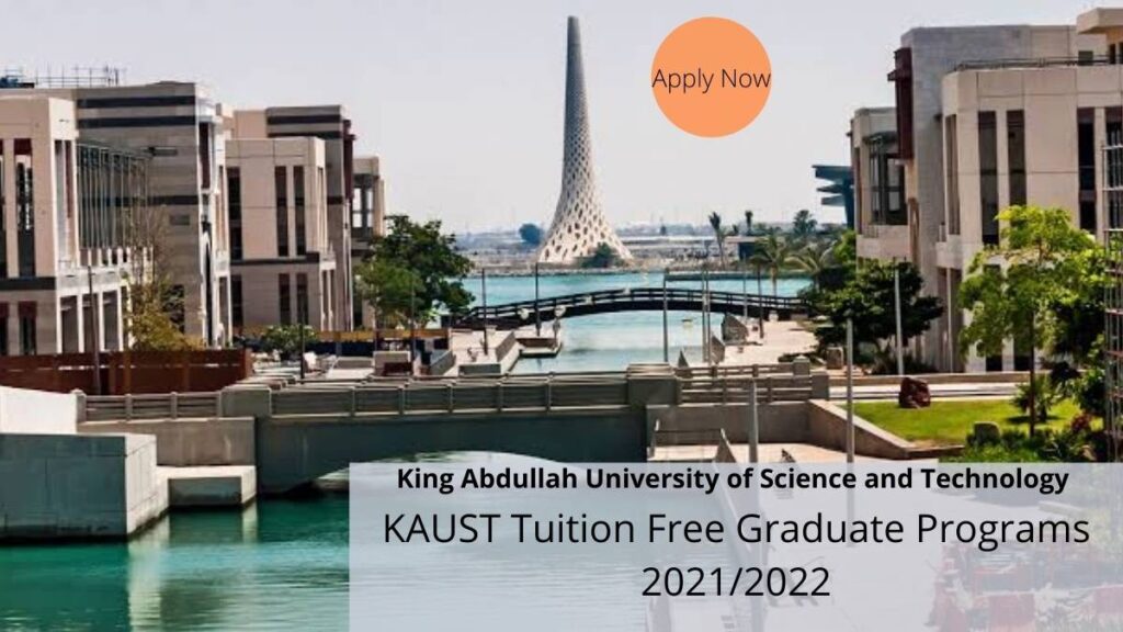 KAUST Tuition-Free Graduate Programs 2021