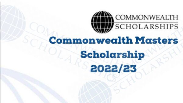 Commonwealth Masters Scholarship 2022/23