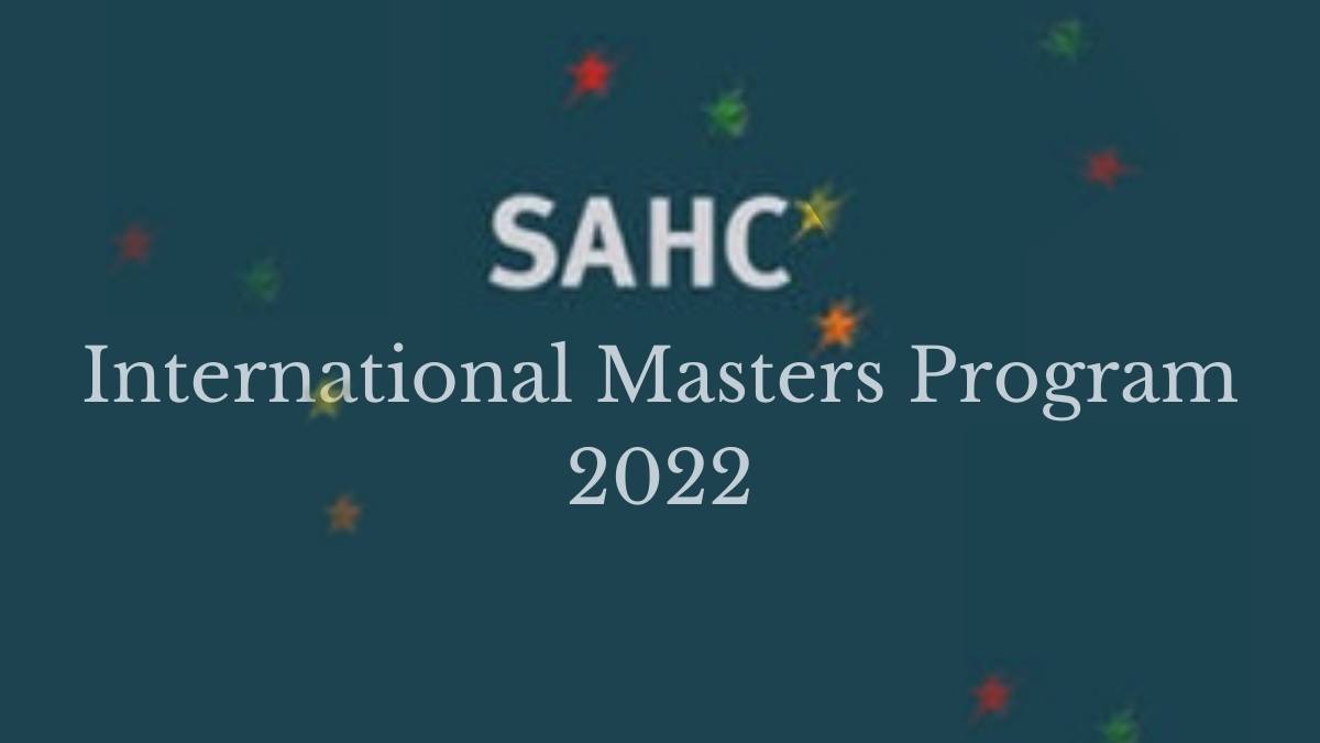 SAHC International Masters Program 2022
