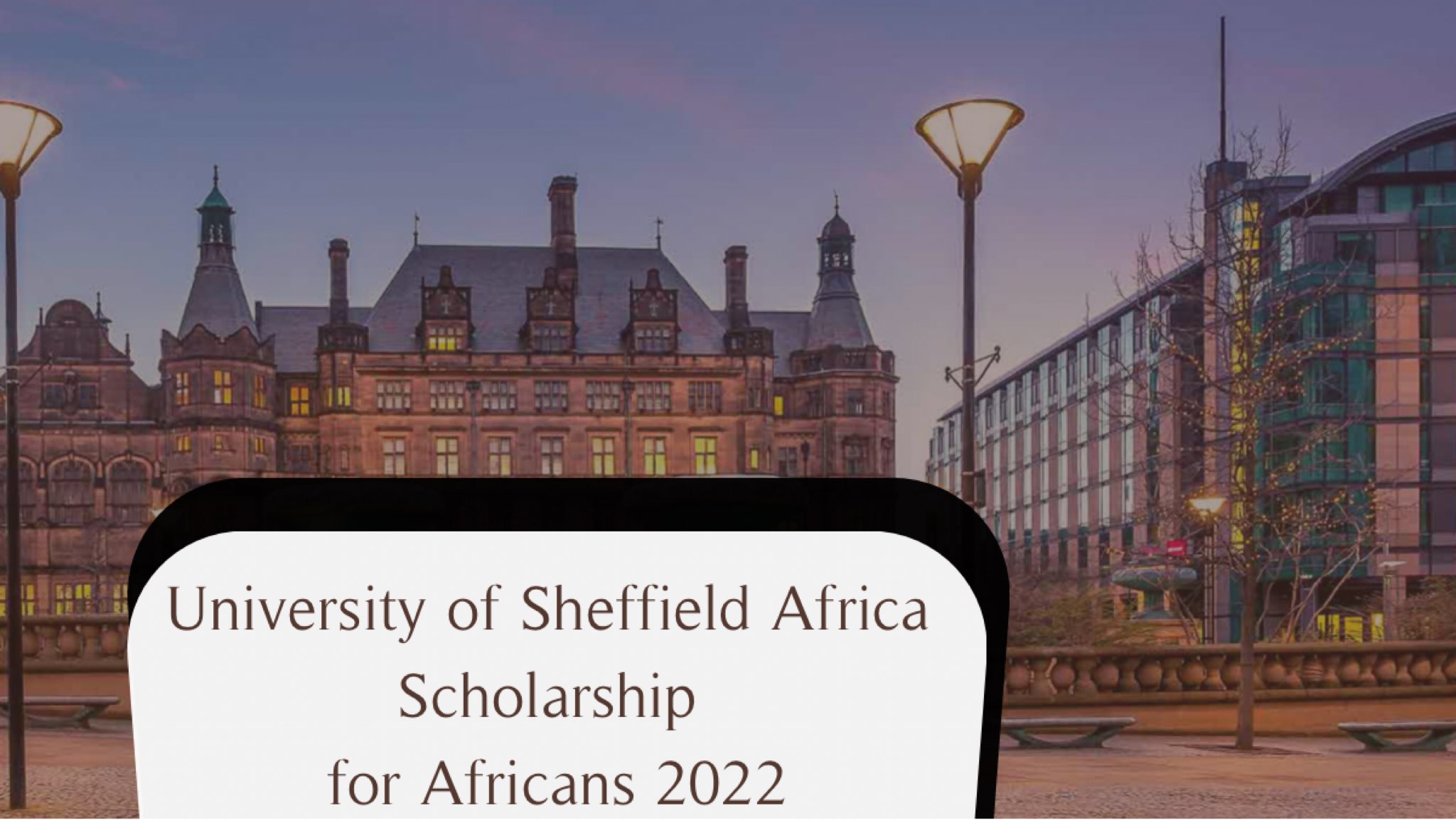 University of Sheffield Africa Scholarship 2022