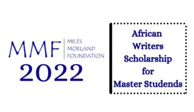Miles Morland Foundation African Writers Scholarship