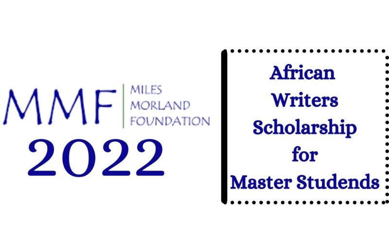Miles Morland Foundation African Writers Scholarship