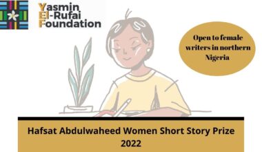 Hafsat Abdulwaheed Women Short Story Prize 2022