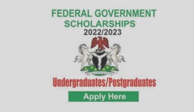 Federal Government Scholarship Award 2022