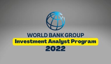 World Bank Group Analyst Program 2022