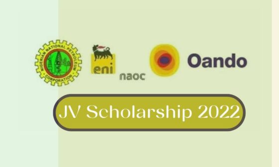 NNPC/NAOC/OANDO JV Tertiary Scholarship 2022