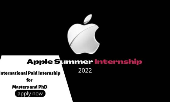 Apple Summer Internship 2022
