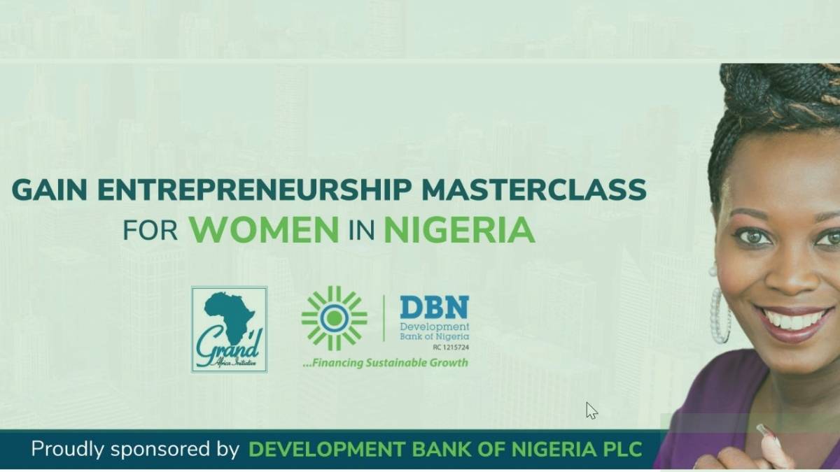 Gain Entrepreneurship Masterclass for Women 2022