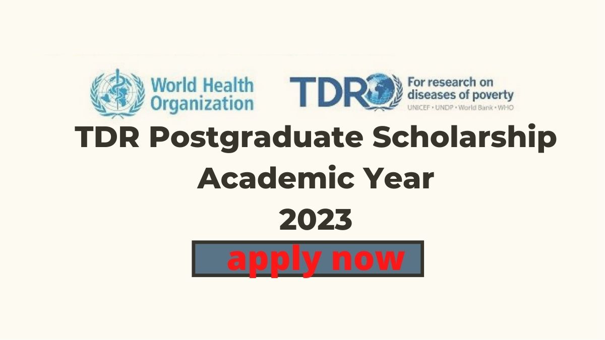 TDR Postgraduate Scholarship 2023