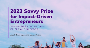 Savvy Prize 2023 for Impact-Driven Entrepreneurs (Win $3,000 Cash Prizes & Support)