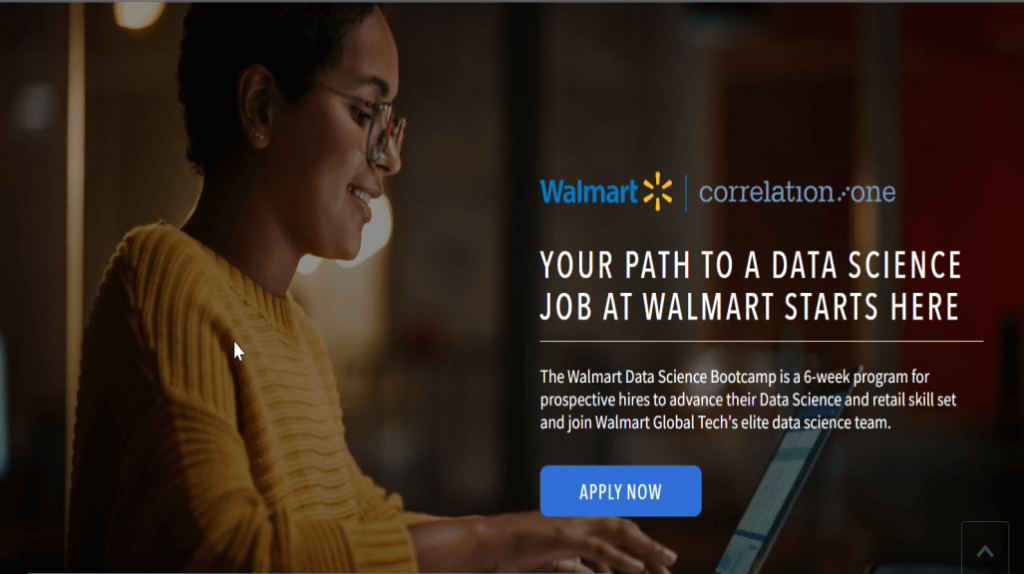 Apply for the Walmart Data Science Bootcamp – Fall 2022