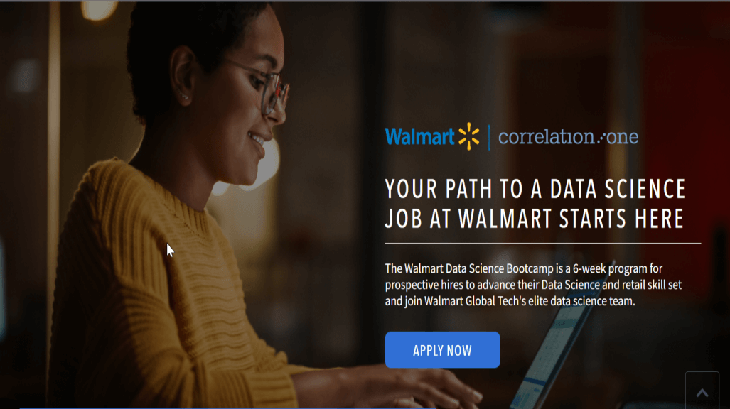 Apply for the Walmart Data Science Bootcamp – Fall 2022