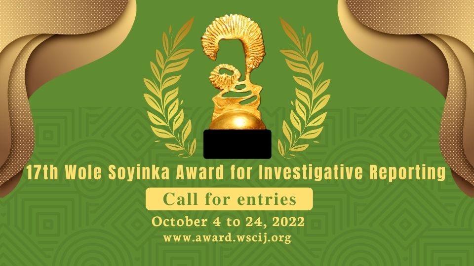 Wole Soyinka Award for Investigative Reporting 2022
