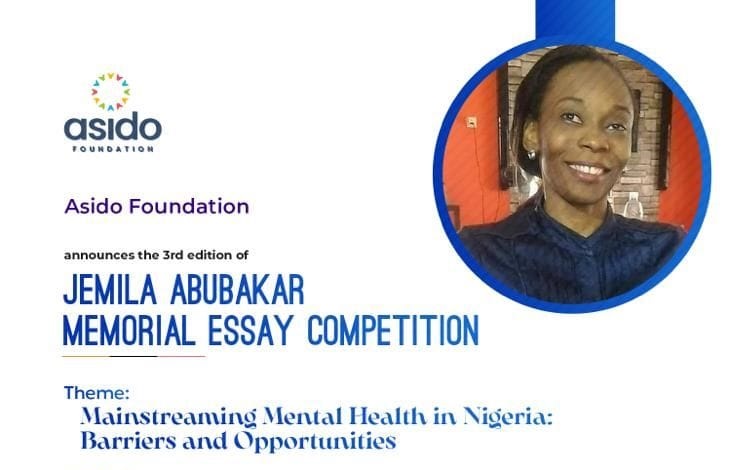 Jemila Abubakar Memorial Essay (JAME) Competition 2022 for Nigerian Students (₦200,000 prize)