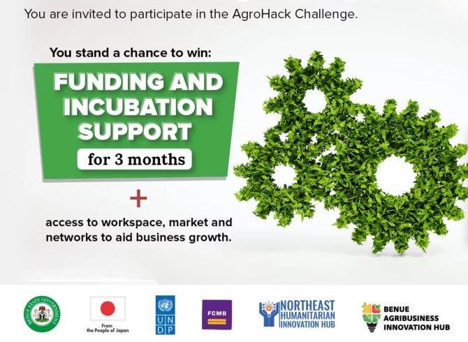 UNDP/FCMB Agro-Hack Challenge & Summit 2022 for Nigeria ($30,000 funding support)