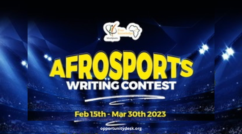 Apply for the AfroSports Writing Contest 2023
