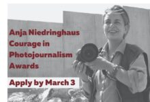 IWMF Anja Niedringhaus Courage in Photojournalism Award 2023 ($20,000 prize)