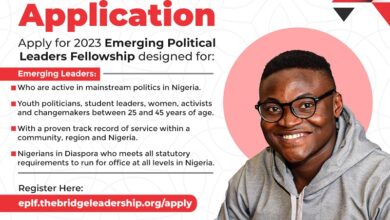 The Bridge Leadership Foundation (TBLF) Emerging Political Leaders Fellowship 2023 Cohort (Fully-funded)