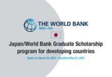 Joint Japan World Bank Graduate Scholarship