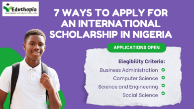 apply for scholarship as a Nigeria