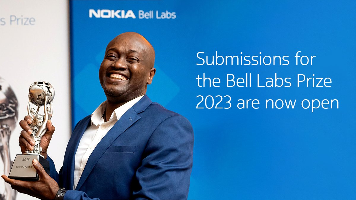 Nokia Bell Labs Prize 2023 for Innovators ($100,000 prize)