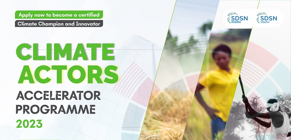 UN SDSN Youth Climate Actors Accelerator Programme (CAAP) 2023 [Nigeria Only]