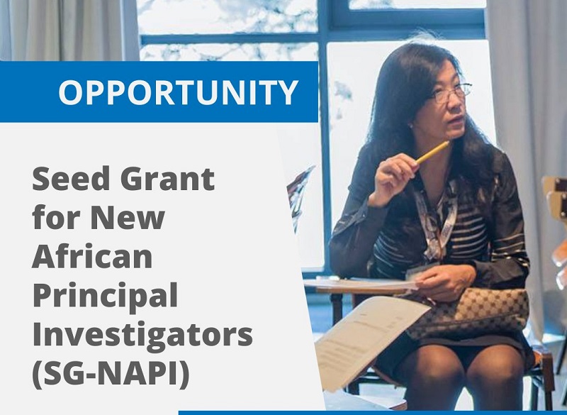 UNESCO-TWAS Seed Grant for New African Principal Investigators (SG-NAPI) 2023 (up to $67,700)