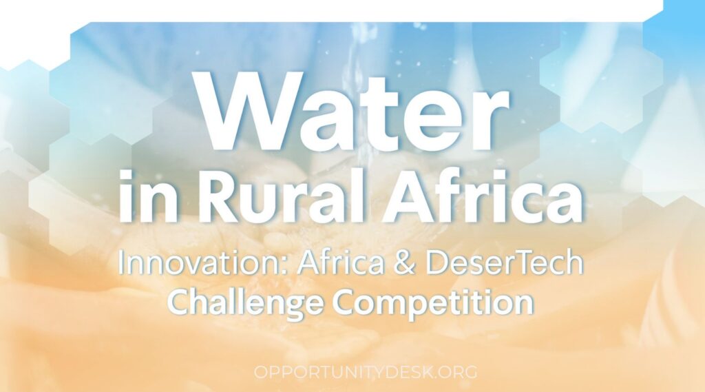 Water in Rural Africa Challenge Competition 2023 for Israeli startups