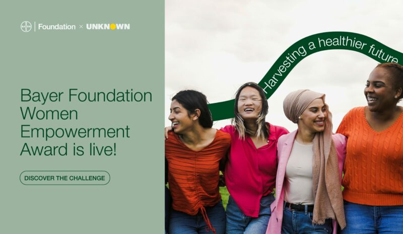 Bayer Foundation Women Empowerment Award 2023 (€25,000 cash prize)