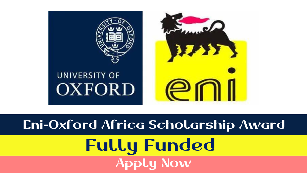 Eni-Oxford Africa Scholarship Award 2024