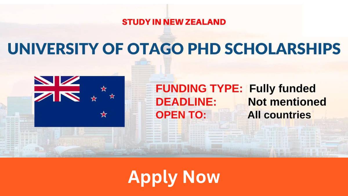 University of Otago Doctoral Scholarships