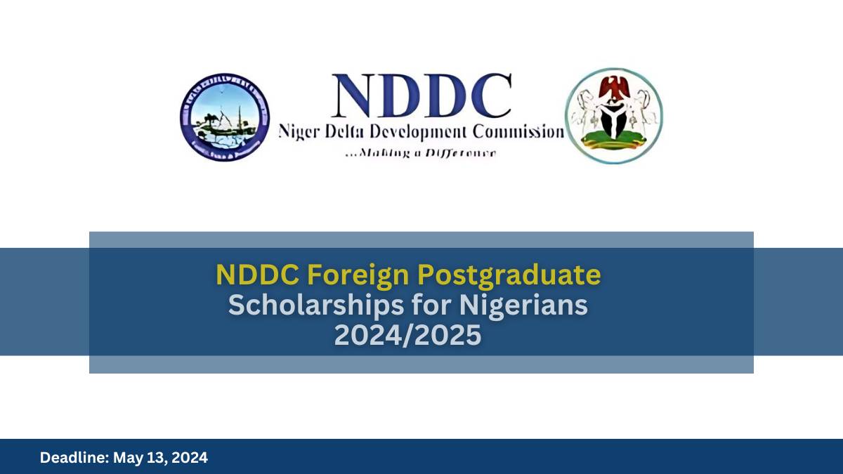 NDDC Foreign Postgraduate Scholarships 2024